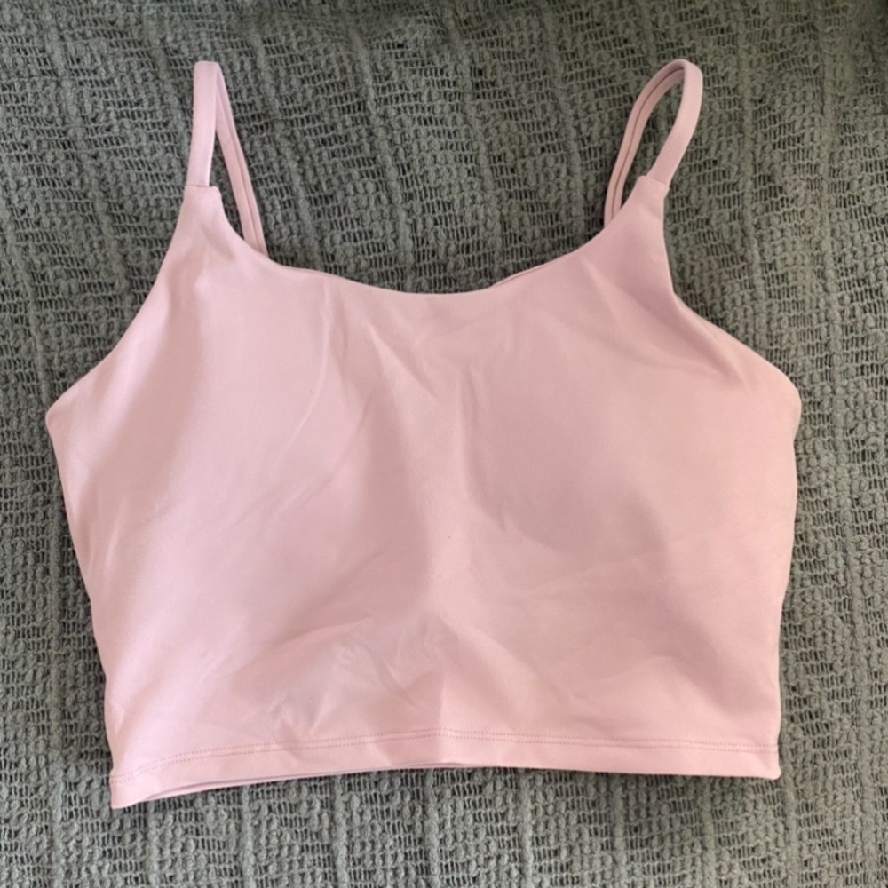 Workout Crop Top With Removable Bra Pads